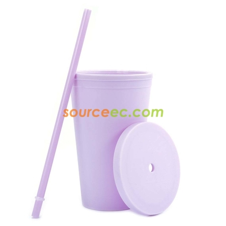 禮品訂造雙層飲管杯紀念品