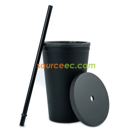 禮品訂造雙層飲管杯紀念品