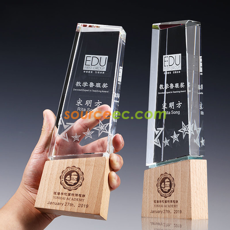 禮品訂造水晶獎座紀念品