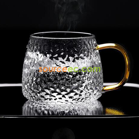 禮品訂造雪點錘紋泡茶杯紀念品