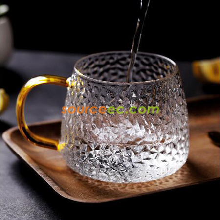 禮品訂造雪點錘紋泡茶杯紀念品