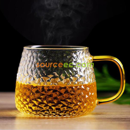禮品訂造雪點錘紋泡茶杯紀念品