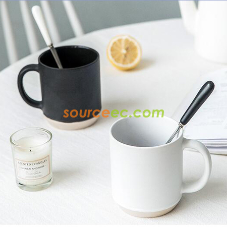 禮品訂造380ML 雙色配陶瓷杯紀念品