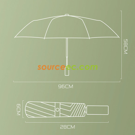 禮品訂造三摺手動太陽傘雨傘女防曬防紫外線遮陽傘小清新晴雨兩用傘折疊傘紀念品