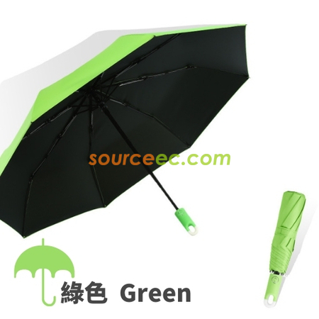 禮品訂造環扣自動三折雨傘紀念品