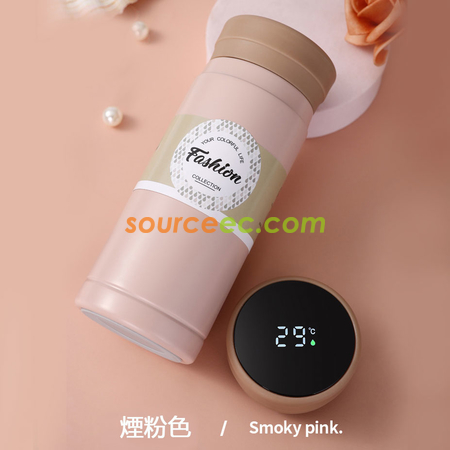 禮品訂造200ML 智慧真空保溫杯便攜小容量口袋杯情侶可愛杯子時尚禮品杯紀念品