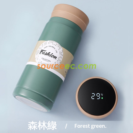 禮品訂造200ML 智慧真空保溫杯便攜小容量口袋杯情侶可愛杯子時尚禮品杯紀念品