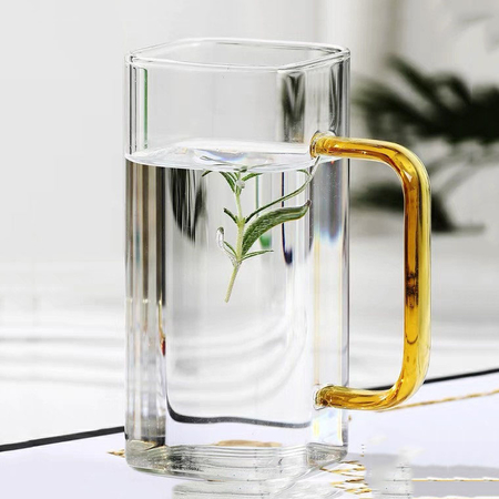 禮品訂造方形耐熱玻璃杯紀念品