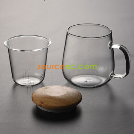 禮品訂造玻璃泡茶杯紀念品