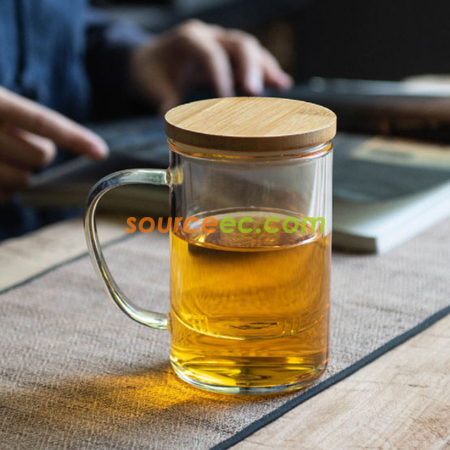 禮品訂造玻璃泡茶杯紀念品