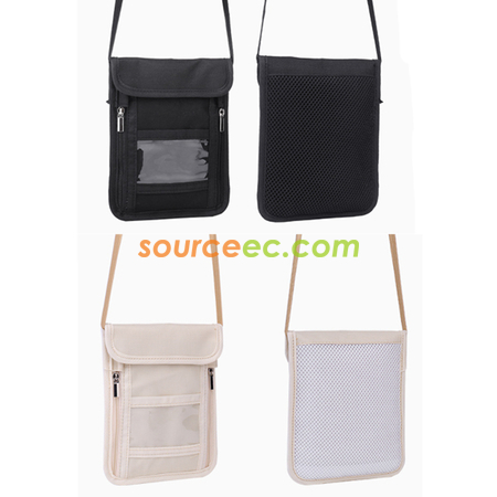 禮品訂造RFID 便攜斜跨收納袋紀念品
