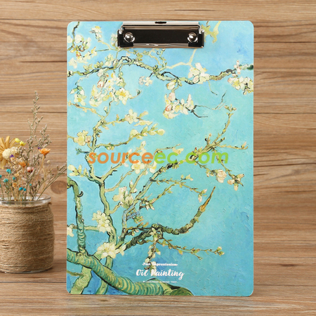 禮品訂造木製彩印文件板夾紀念品