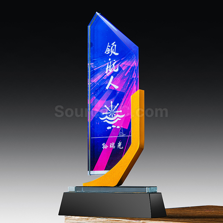禮品訂造金屬水晶獎座紀念品