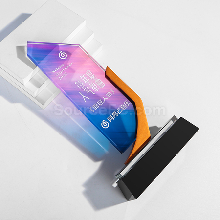 禮品訂造金屬水晶獎座紀念品