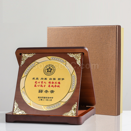 禮品訂造可折疊木質獎牌紀念品