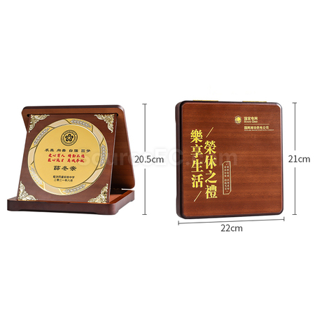 禮品訂造可折疊木質獎牌紀念品