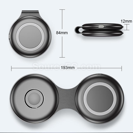 禮品訂造折疊三合一磁吸無線充紀念品