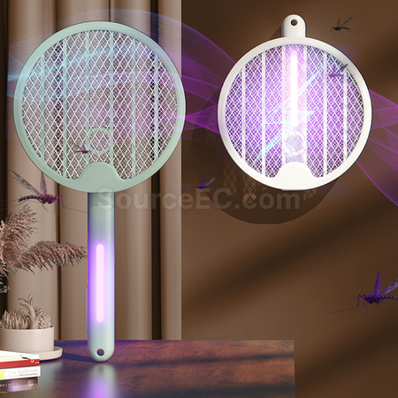 禮品訂造摺疊USB充電電蚊拍紀念品