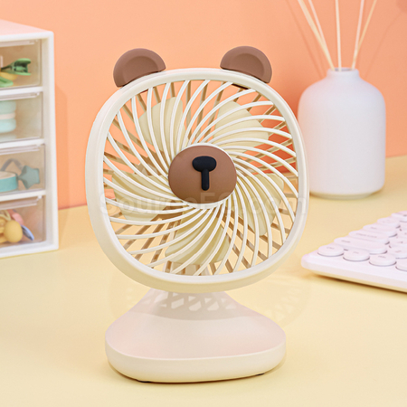 禮品訂造小熊可擕式風扇紀念品