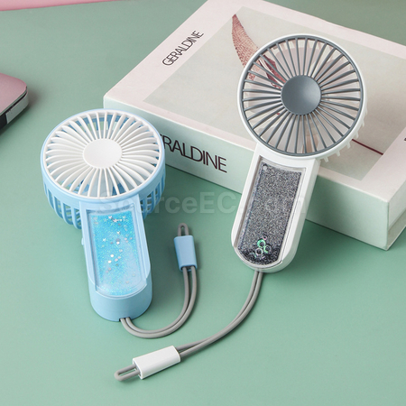 禮品訂造掛繩發光風扇紀念品