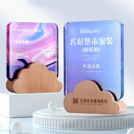 禮品訂造水晶獎座紀念品