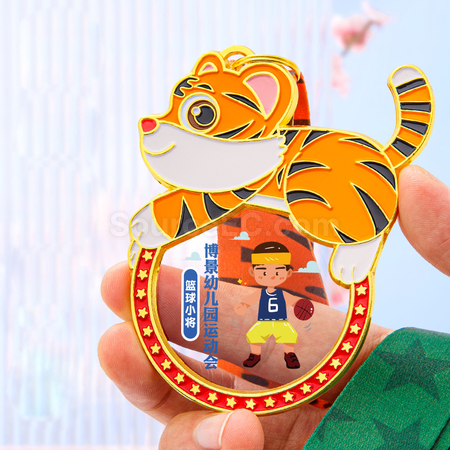 禮品訂造虎年金屬獎牌紀念品