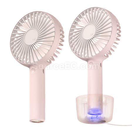 禮品訂造無線花盆座充電風扇紀念品