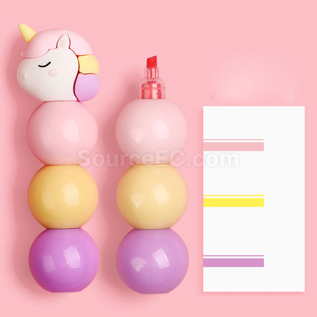 禮品訂造獨角獸熒光筆紀念品