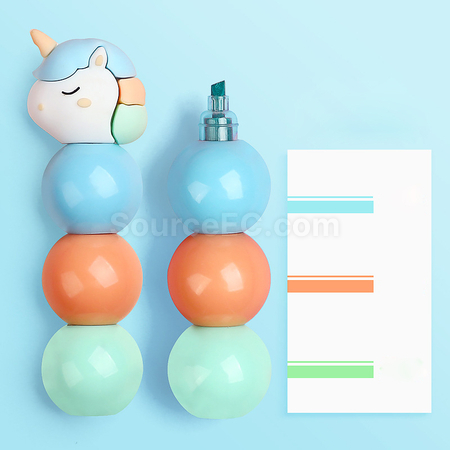 禮品訂造獨角獸熒光筆紀念品