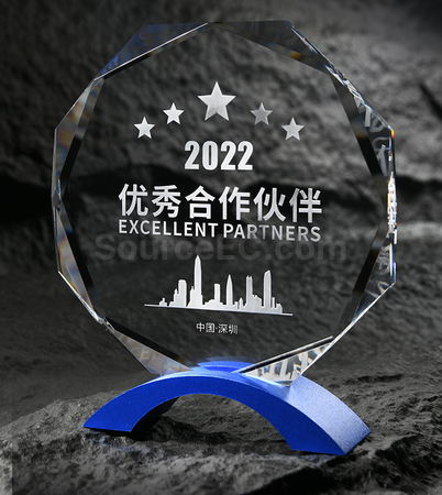 禮品訂造水晶獎座紀念品