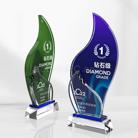 禮品訂造水晶獎座紀念品