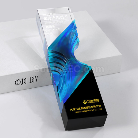 禮品訂造琉璃獎座紀念品