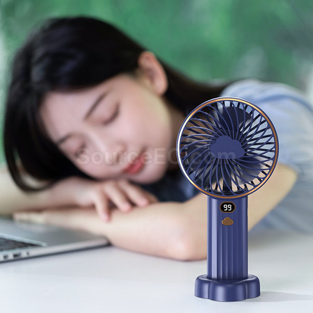 禮品訂造智能數顯便攜風扇紀念品