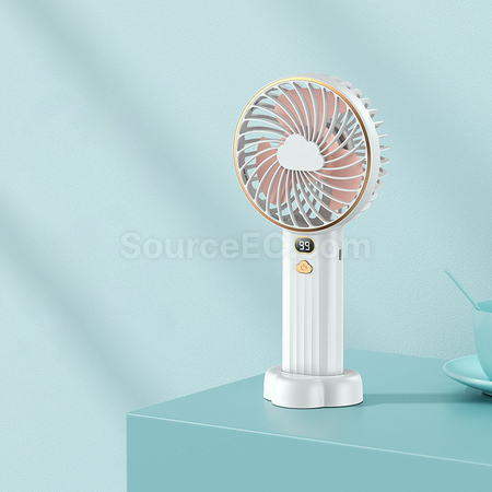 禮品訂造智能數顯便攜風扇紀念品