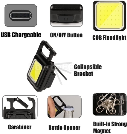 禮品訂造迷你cob LED手電筒紀念品