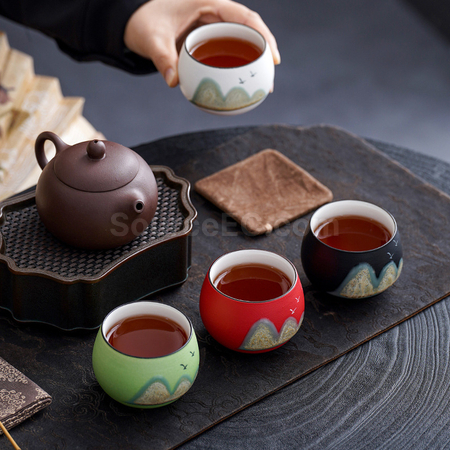 禮品訂造陶瓷茶杯套裝紀念品