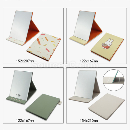 禮品訂造PU套不銹鋼鏡子紀念品