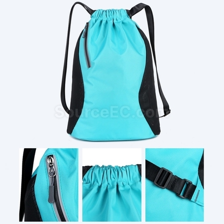 禮品訂造拉鏈索繩袋紀念品