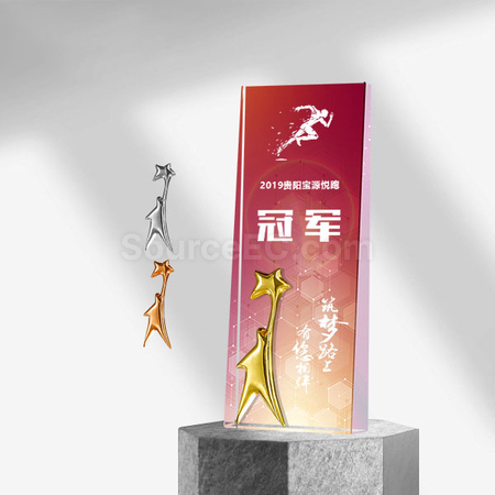 禮品訂造水晶獎座紀念品