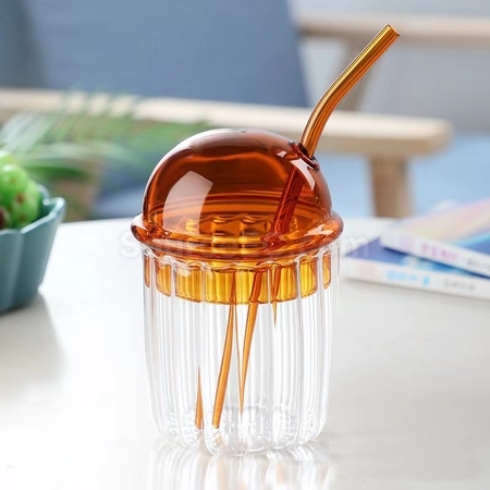 禮品訂造咖啡奶茶玻璃杯紀念品