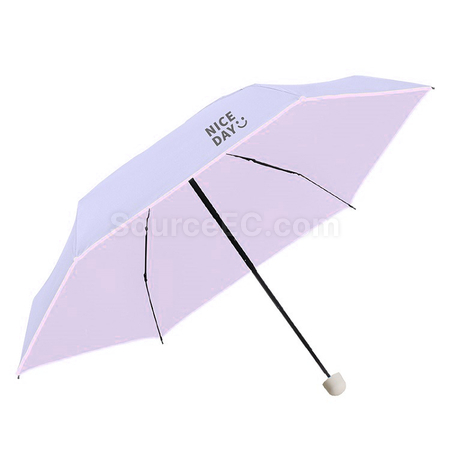 禮品訂造五摺彩膠晴雨傘紀念品