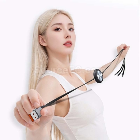禮品訂造超薄三合一伸縮充電線紀念品