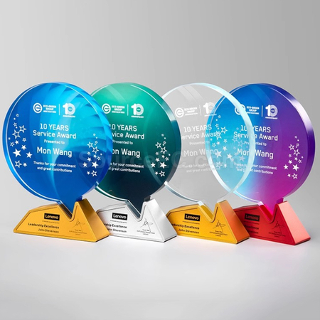禮品訂造水晶金屬獎座紀念品
