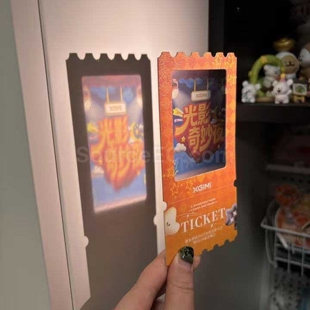禮品訂造反轉底片光影票根座檯月曆紀念品