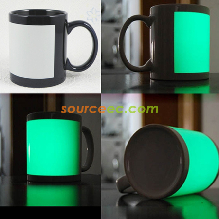 禮品訂造夜光陶瓷廣告杯紀念品