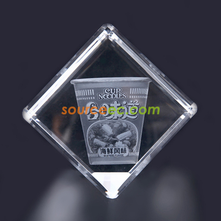 禮品訂造立方體水晶獎座禮品紀念品