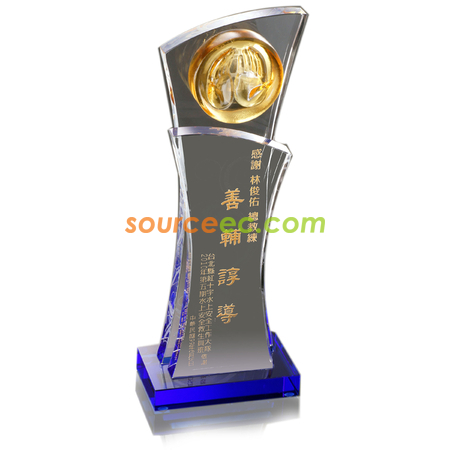 禮品訂造琉璃水晶座紀念品