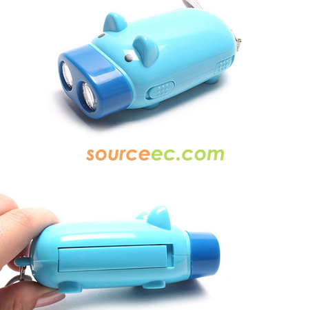 禮品訂造環保豬仔電筒紀念品