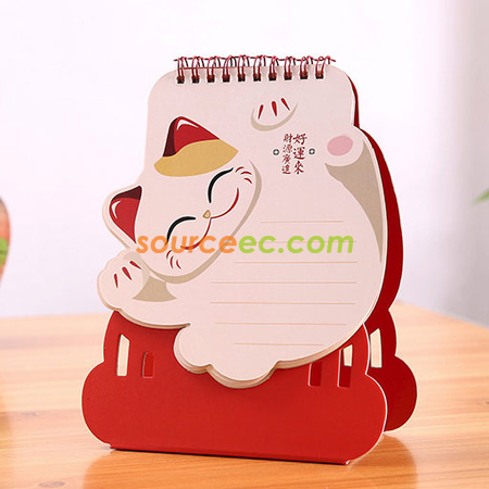 禮品訂造招財貓檯曆紀念品