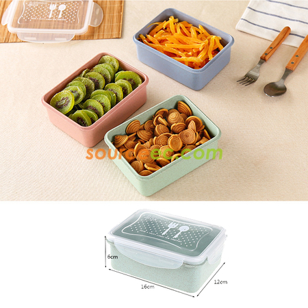 禮品訂造2000ML 小麥飯盒紀念品